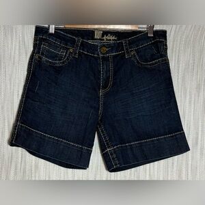 Kut from the Kloth Blue Denim with White Stitching